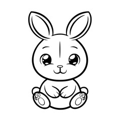 Cute rabbit Generative AI