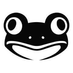 Frog Flat Icon Isolated On White Background