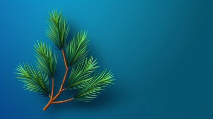 seamless background with coniferous branches pattern, coniferous, fir, 