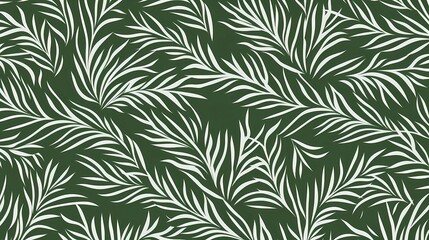 seamless background with coniferous branches pattern, coniferous, fir, 