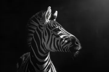 Fotobehang portrait of zebra © Ayesha