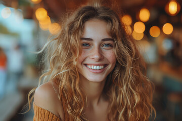 A candid shot of a person laughing heartily without any filters, showcasing genuine joy. Concept of authenticity and unfiltered happiness. Generative Ai.