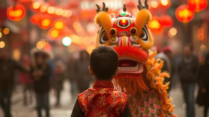 Foto op Plexiglas Chinese New Year Celebration in Beijing, China. Lunar New Year © Obsidian