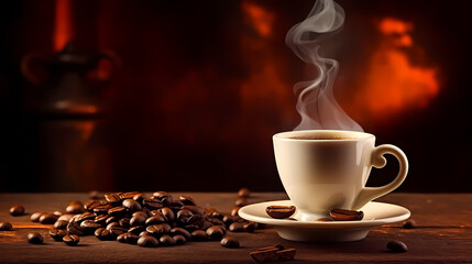 Coffee commercial shooting PPT background poster wallpaper web page