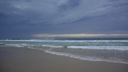 storm over the beach
