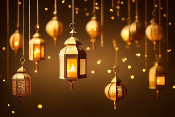 Islamic lanterns and backgrounds for Ramadan, holidays and occasions