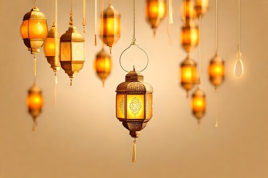 Islamic lanterns and backgrounds for Ramadan, holidays and occasions