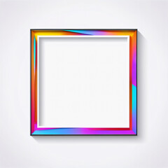 Colorful whimsical square frame designs