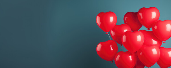 old 80s Red Heart Balloons , indoor studio lighting, retro colors, retro studio lighting, --ar 16:9 Job ID: 419711e2-0a43-4a54-9053-e78f0b435410