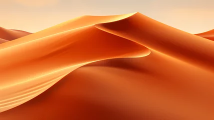 Tuinposter Baksteen Desert background, desert landscape photography with golden sand dunes