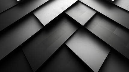 Abstract Black Geometric Shapes: Modern Artwork for Wallpapers and Banners