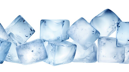 Obraz premium Fresh ice cube cutout