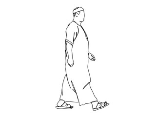 Person, Man, Boy, Fashion Dress, Clothings Single Line Drawing Ai, EPS, SVG, PNG, JPG zip file