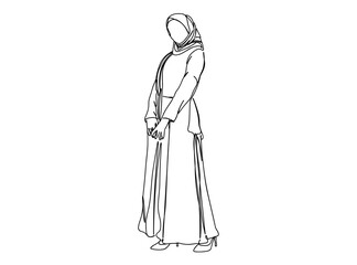 Woman, Girl Fashion, Clothings Single Line Drawing Ai, EPS, SVG, PNG, JPG zip file