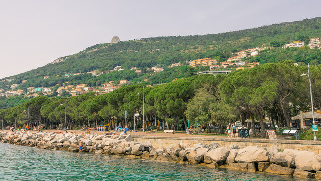 Barcola Beach Trieste, Italy