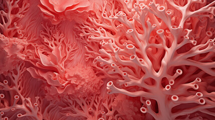 coral background