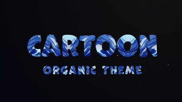 Cartoon Titles Cinematic Trailer - Colorful Handpaint Abstract 3D Text Effect