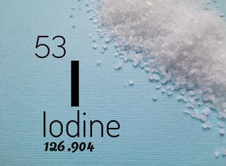 Iodine is a chemical element of the periodic table with the symbol I and atomic number 53. The...