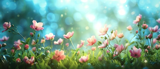 Obraz na płótnie Canvas Soft Springtime Bliss Background