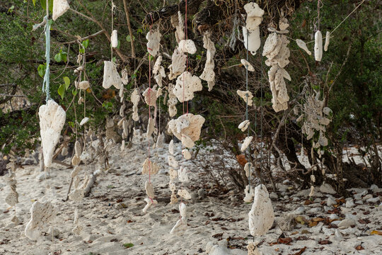 Korallenketten am Strand in Thailand