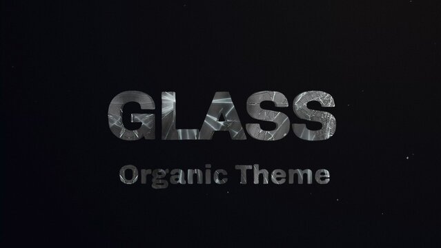 Shatter Titles Cinematic Trailer - Glass Shatter and Breakage 3D Text Effect