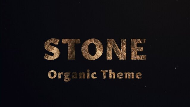 Stone Titles Cinematic Trailer - Rough Stone Carving 3D Text Effect
