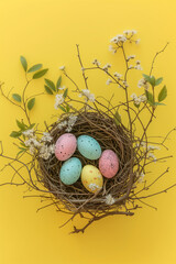 Easter, Happy Easter, rabbit, egg, religion, egg sale, nest