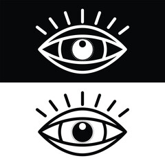 Eye icon vector design, illustration design