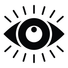 Eye icon vector design, illustration design