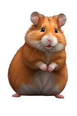 hamster isolated on transparent background