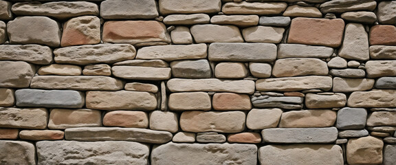 Fototapeta premium Generative AI creates intricate stone wall textures on a transparent background