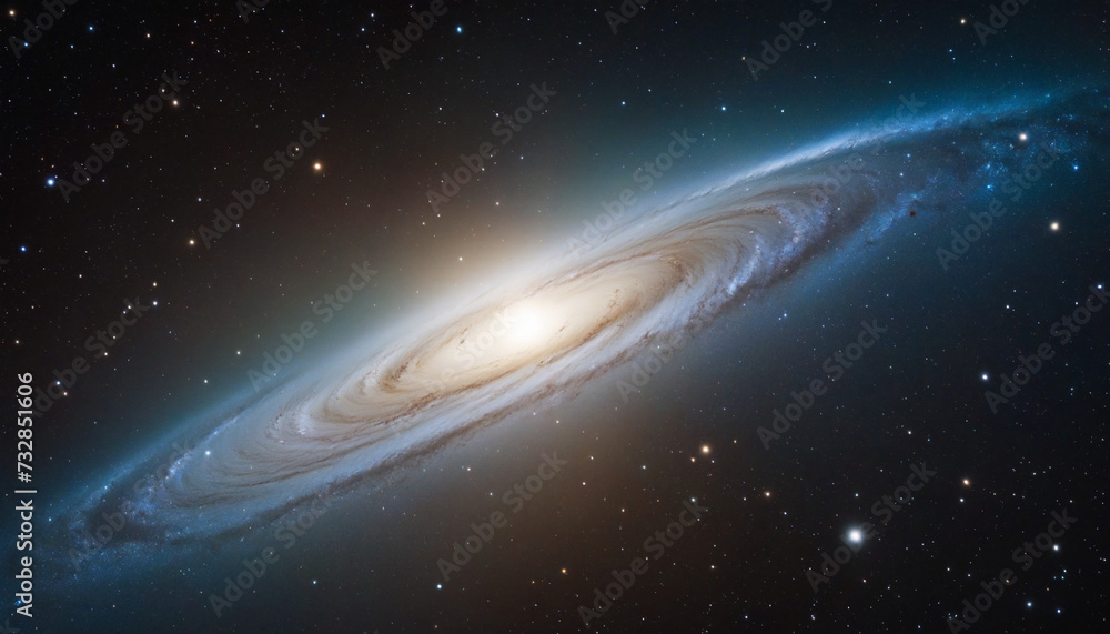 Canvas Prints abstract cosmic rays illuminating the dark galaxy in the universe