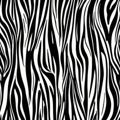 "Chic and Stylish Zebra Print Seamless Geometric Design for Fashion Projects"