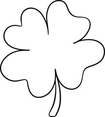 Groovy st patrick day clover 4 leaves