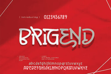 a modern sans serif alphabet display font. lowercase minimalist typography design