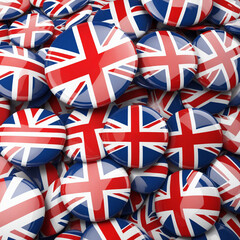 United Kingdom, UK flag button for web