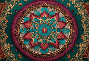 Vibrant Mandala Artistry
