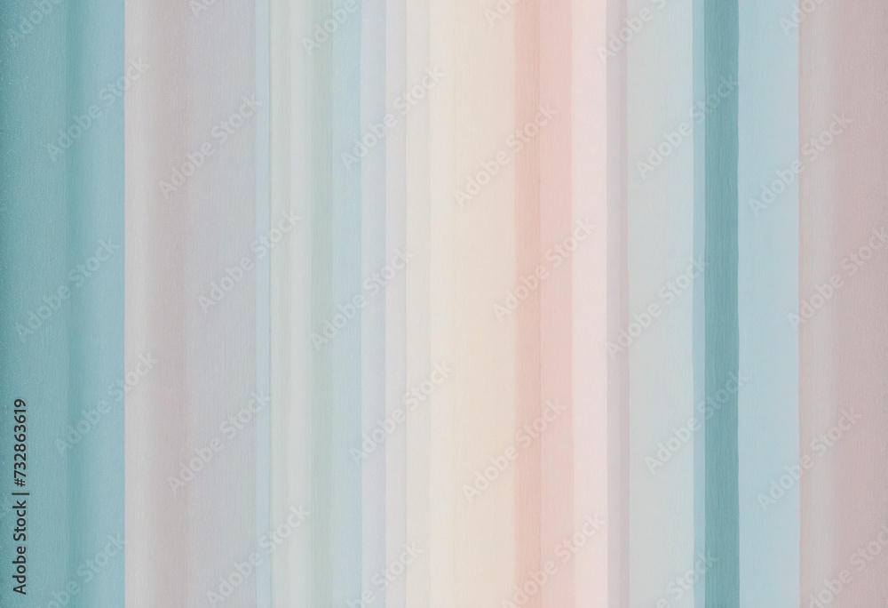 Poster soft gradient and delicate color palette on abstract winter pastel lines background