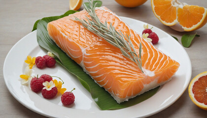 Macro shot of a fish