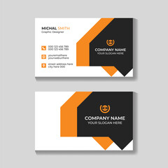 Professional creative modern minimal clean business card design template