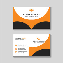 Professional creative modern minimal clean business card design template