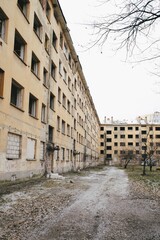 old abandoned house in Russia 