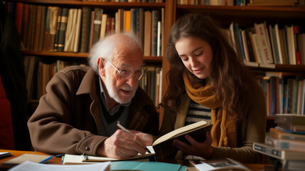 Co-authors Engaged in Book Collaboration