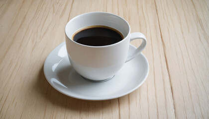 Coffee Mug on a Wooden Table