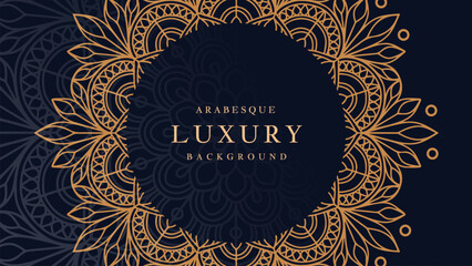 Luxury mandala background with golden pattern style Ramadan Style Decorative mandala