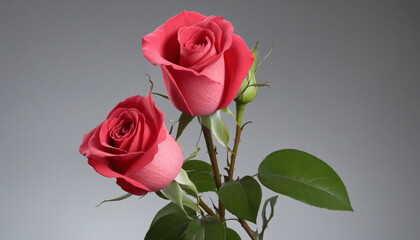 Fototapeta premium pair of roses
