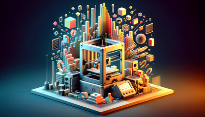 Dynamic 3D Printer Calibration: Geo Minimalism meets Digital Disintegration