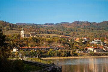 Famous Melk abbey in Wachau valley, Austria