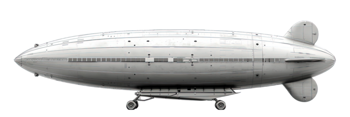 blimp airship isolated