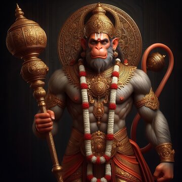 Lord Hanuman Portrait